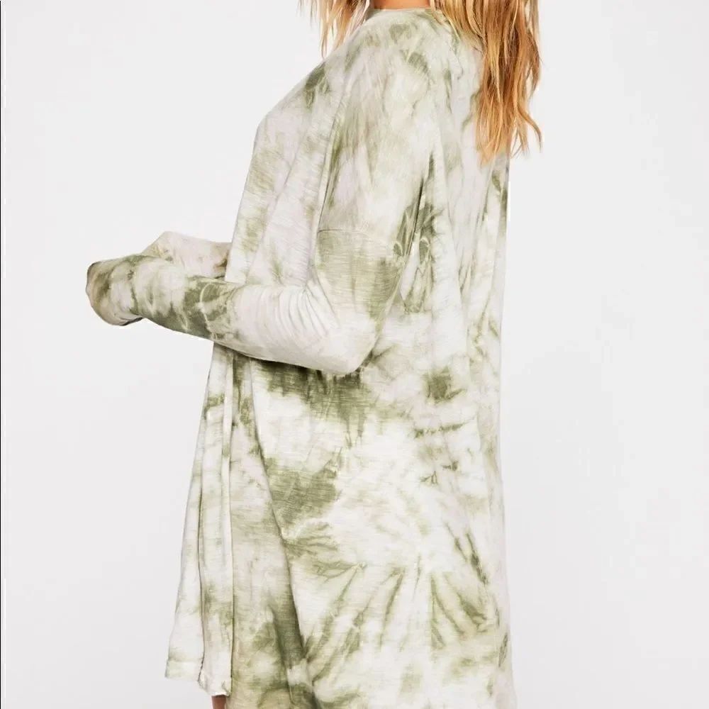 SMYM Mumu Mellow Will Tunic Dress Tie-Dye Green